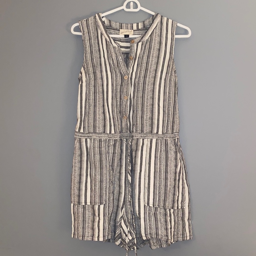 striped romper